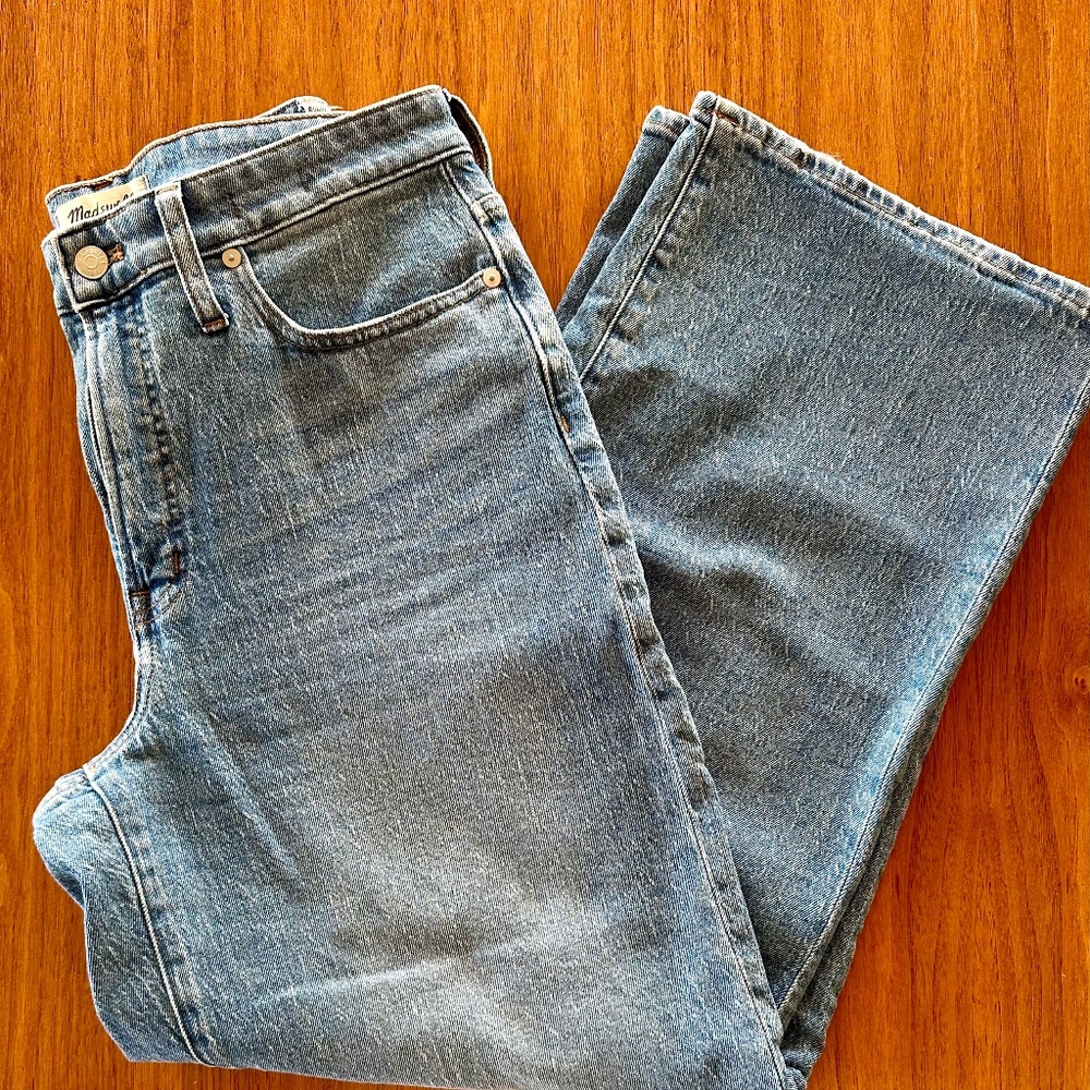 Madewell curvy perfect vintage wide leg jeans- size 30